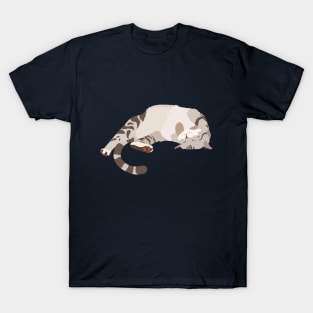 Cat Nap, Cut Cate Drawing, Belly Rub Cat T-Shirt